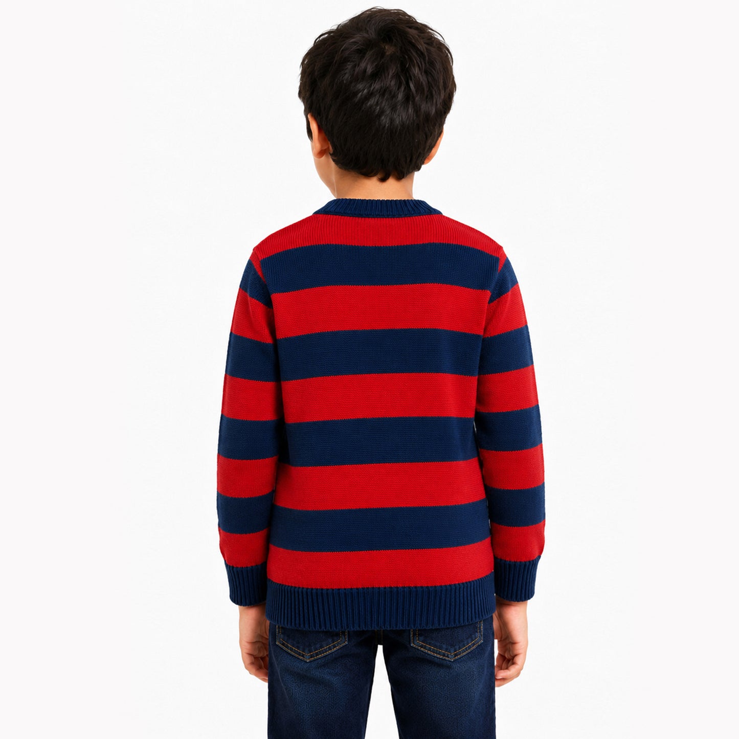 Kuchipoo Boys' Winter Wear Knitted Sweater | Full Sleeves Warm Pullover | Casual & Stylish Kids' Jumper