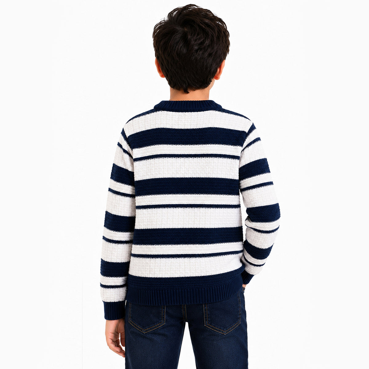 Kuchipoo Boys' Winter Wear Knitted Sweater | Full Sleeves Warm Pullover | Casual & Stylish Kids' Jumper