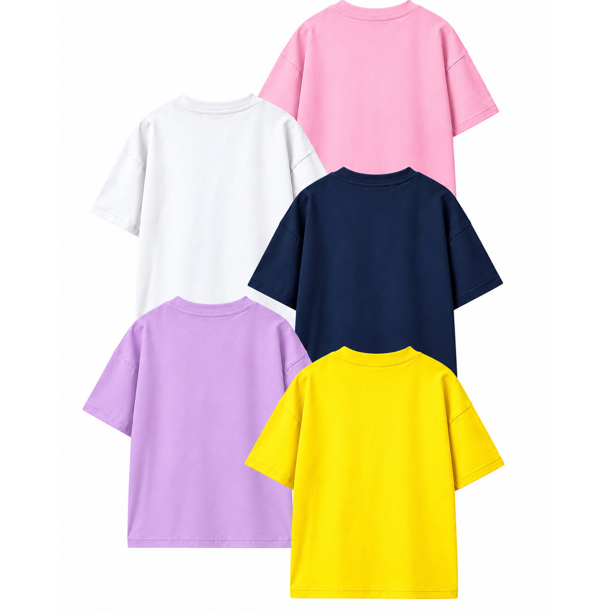 KUCHIPOO Girls Half Sleeves T-Shirts
