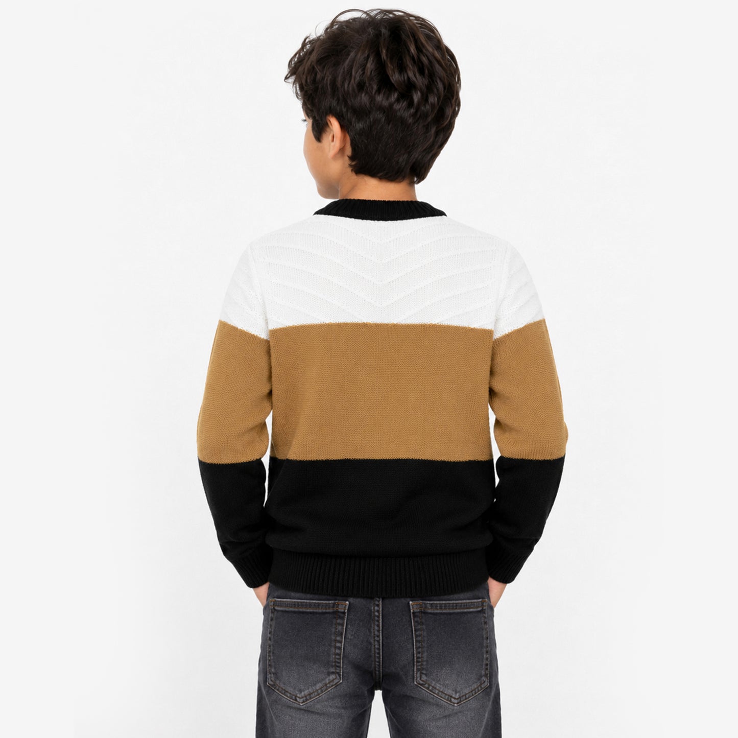 Kuchipoo Boys' Winter Wear Knitted Sweater | Full Sleeves Warm Pullover | Casual & Stylish Kids' Jumper