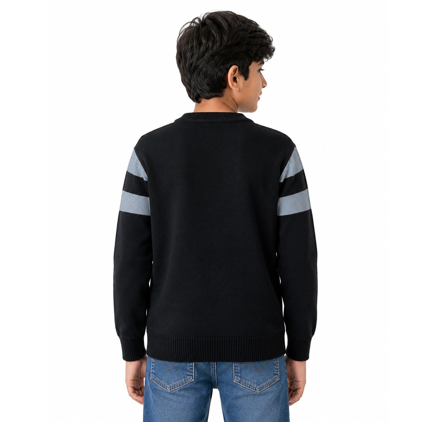 Kuchipoo Boys' Winter Wear Knitted Sweater | Full Sleeves Warm Pullover | Casual & Stylish Kids' Jumper