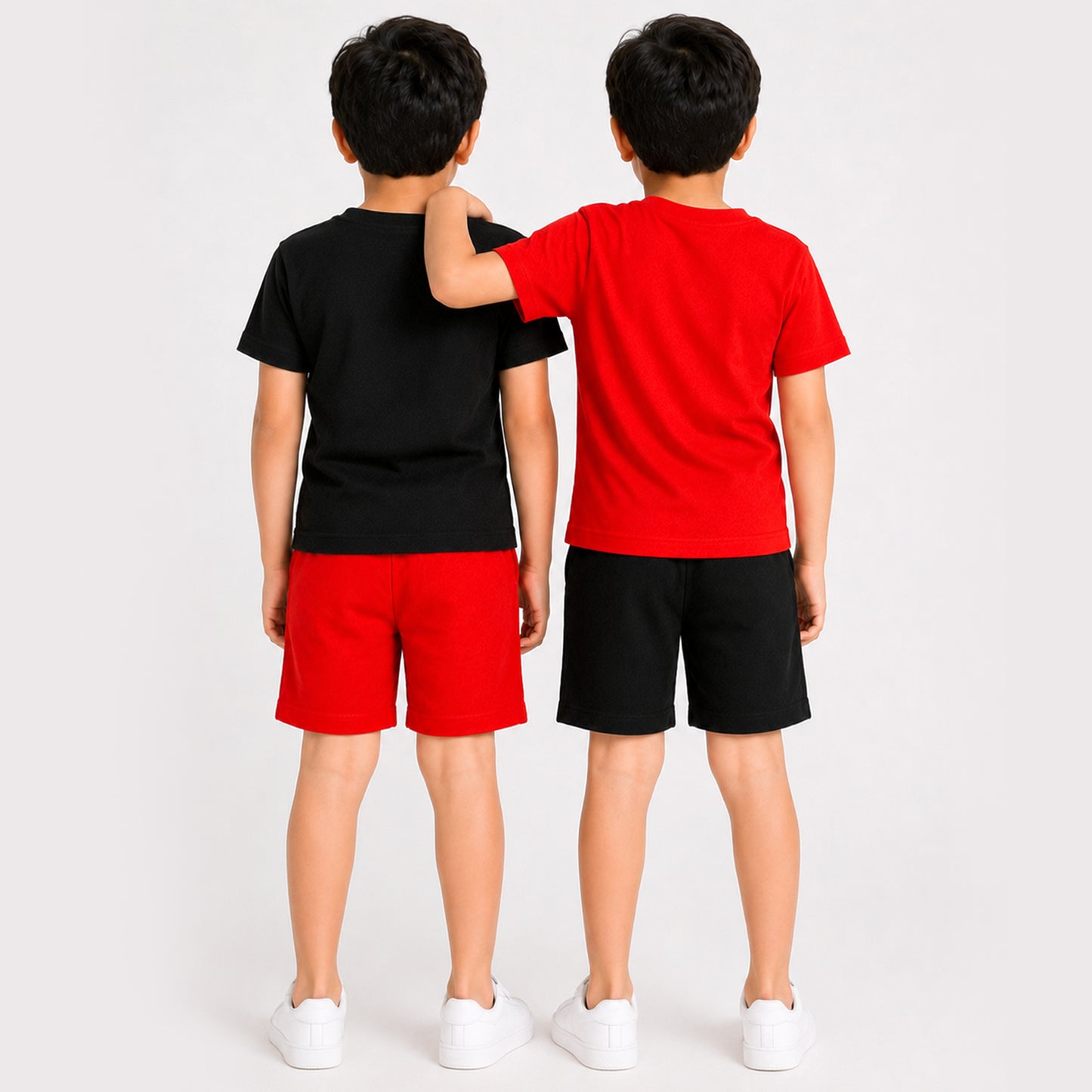 KUCHIPO @ DISNEY BOYS HALF SLEEVES T-SHIRTS AND SHORTS SET