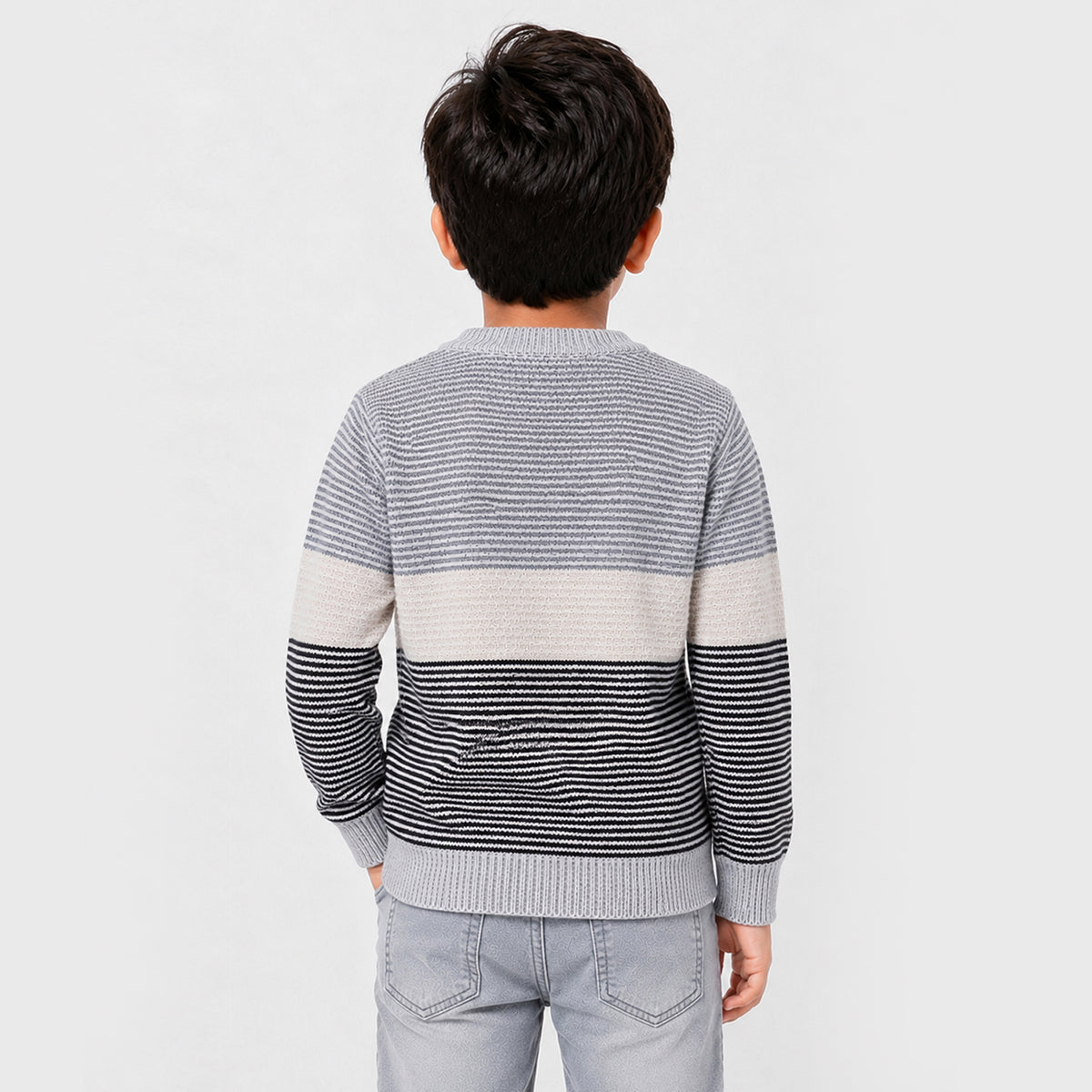 Kuchipoo Boys' Winter Wear Knitted Sweater | Full Sleeves Warm Pullover | Casual & Stylish Kids' Jumper