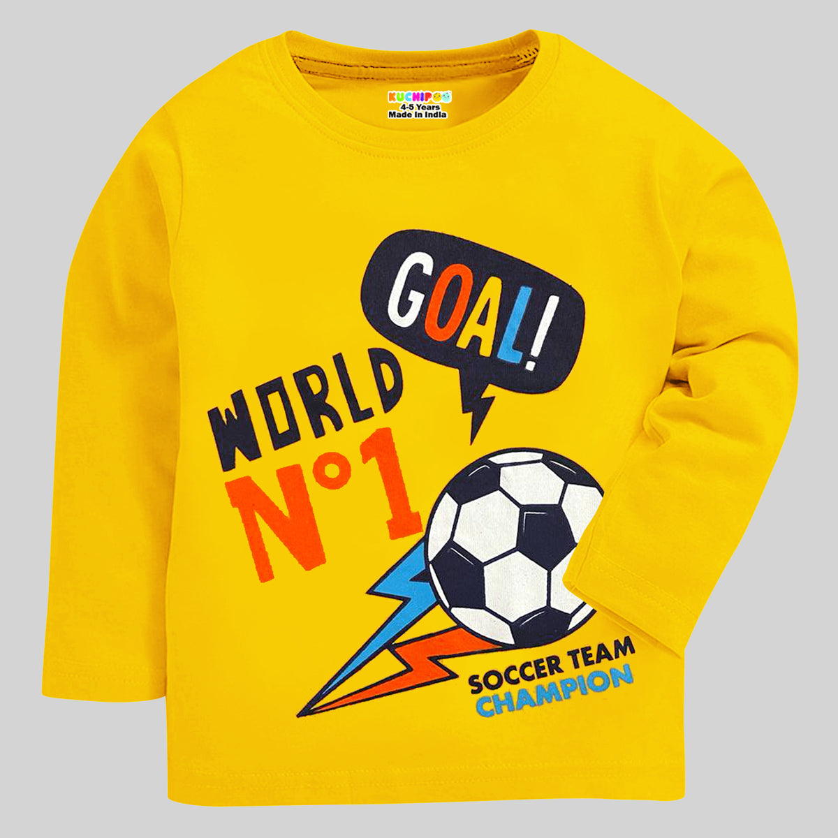 KUCHIPOO Boys Full Sleeves T-Shirts