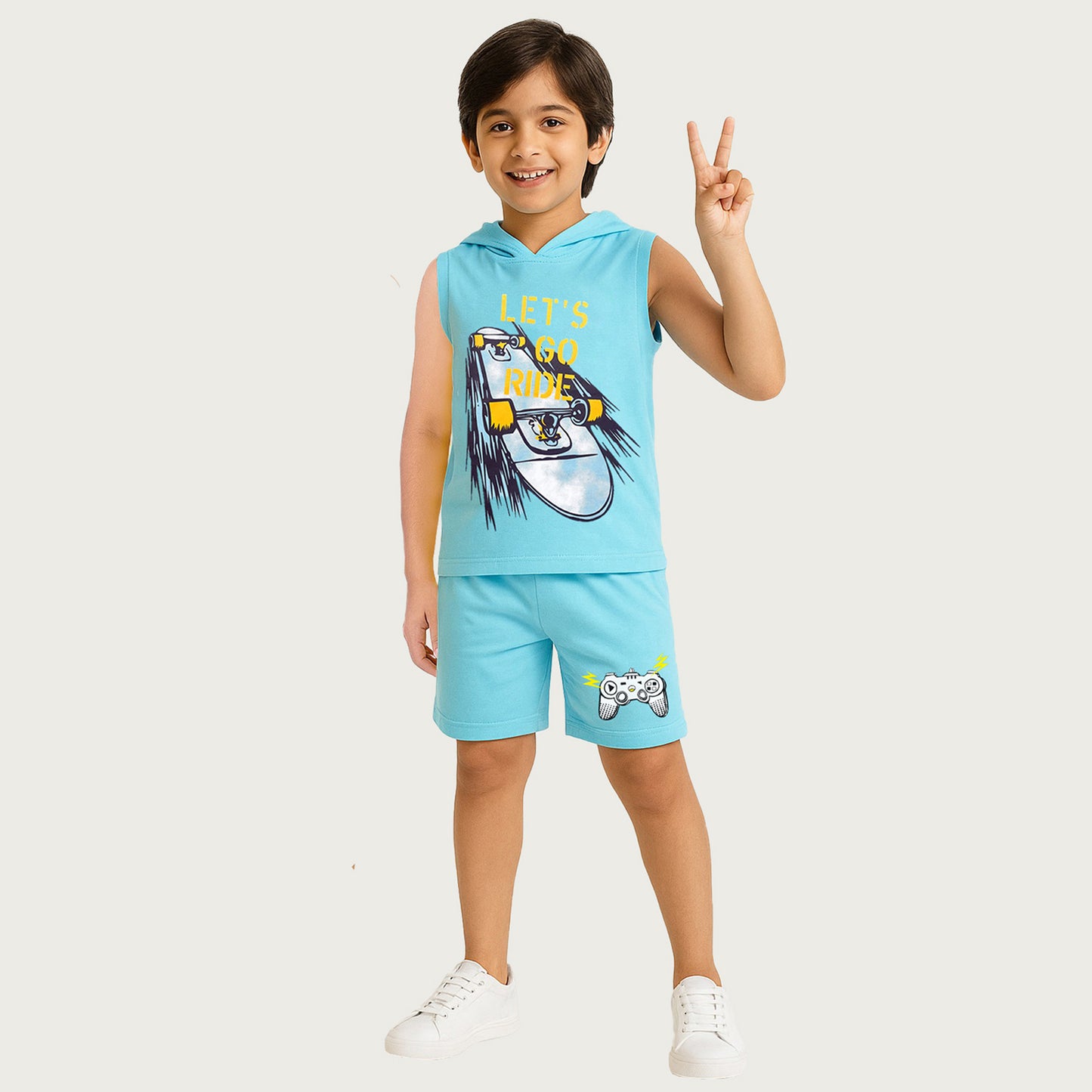 KUCHIPOO Baby Boys T-Shirts and Shorts Set
