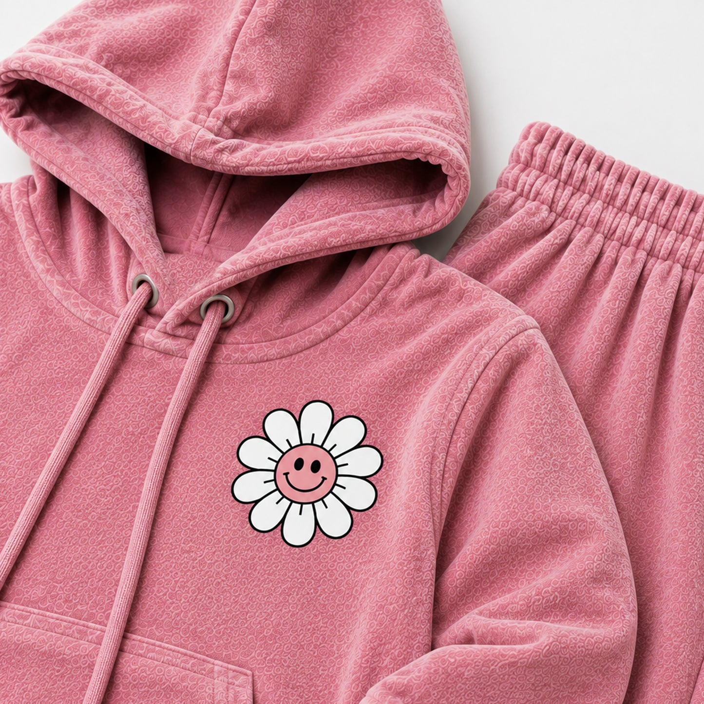 Kuchipoo Girls Velvet Hooded Sweatshirt & Jogger Set | Soft Velour Hoodie with Kangaroo Pocket & Pajama | Warm Full Sleeve Winterwear