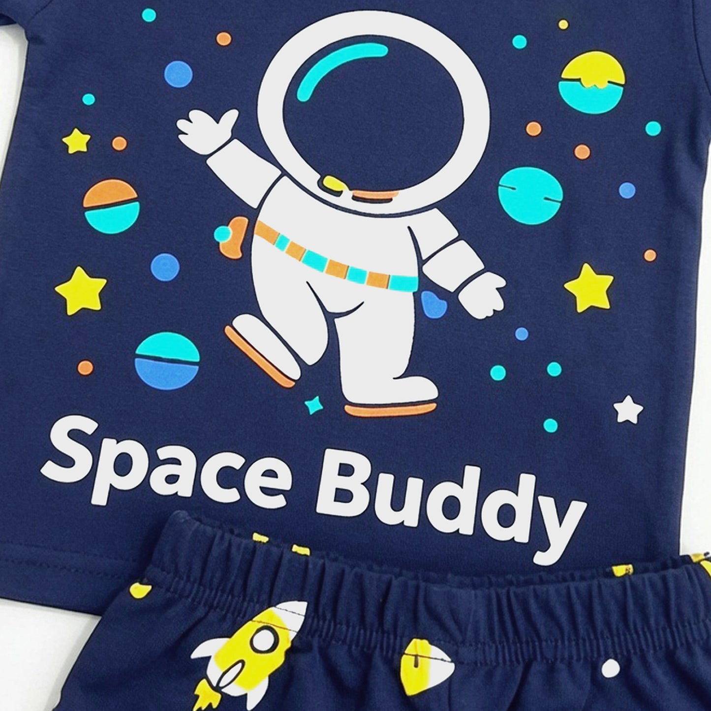 Kuchipoo Boys Cotton T-Shirt & Shorts | Printed Summer Wear Set | Soft & Comfortable Kids Clothing | Pack of 3