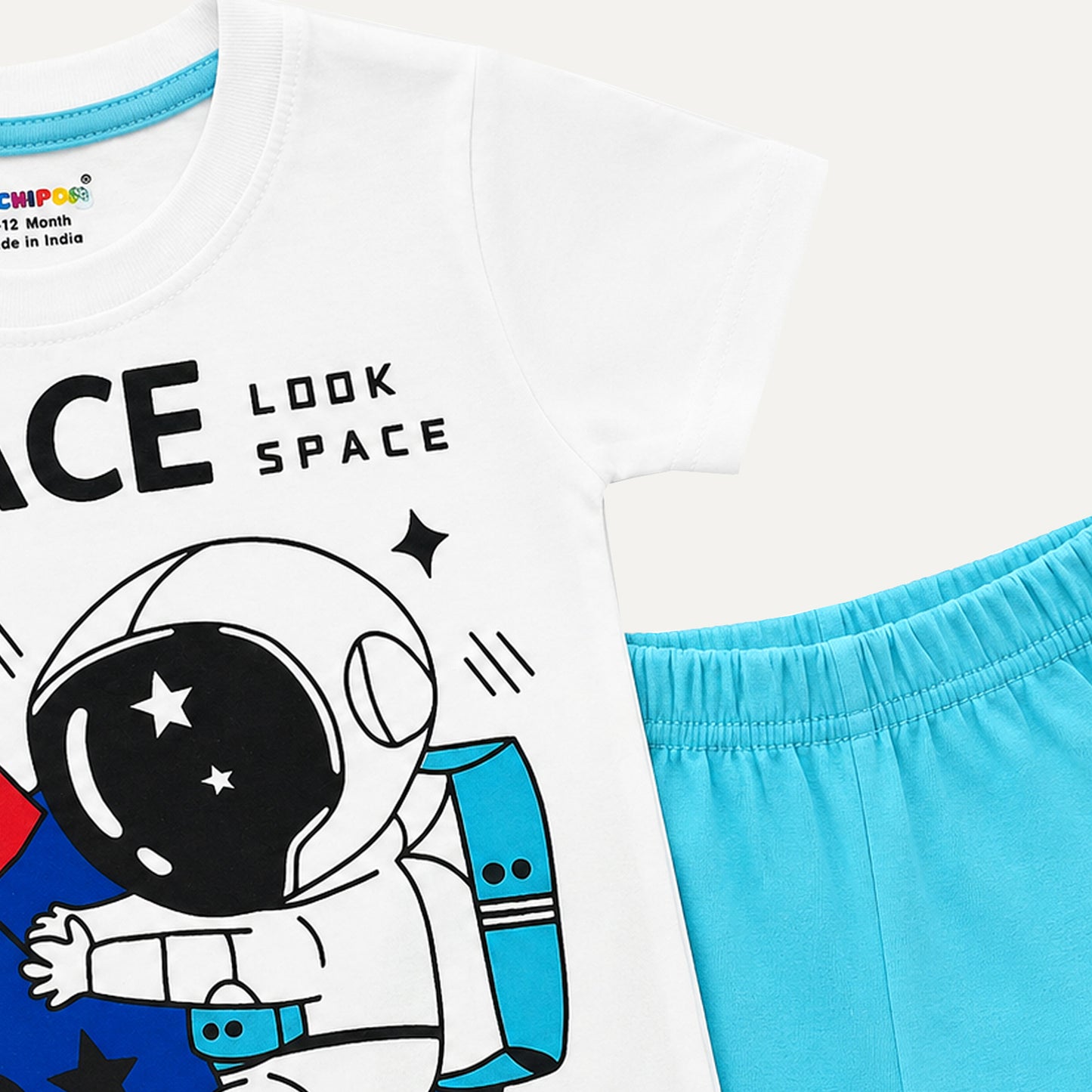 Kuchipoo Boys Cotton T-Shirt & Shorts | Printed Summer Wear Set | Soft & Comfortable Kids Clothing | Pack of 3