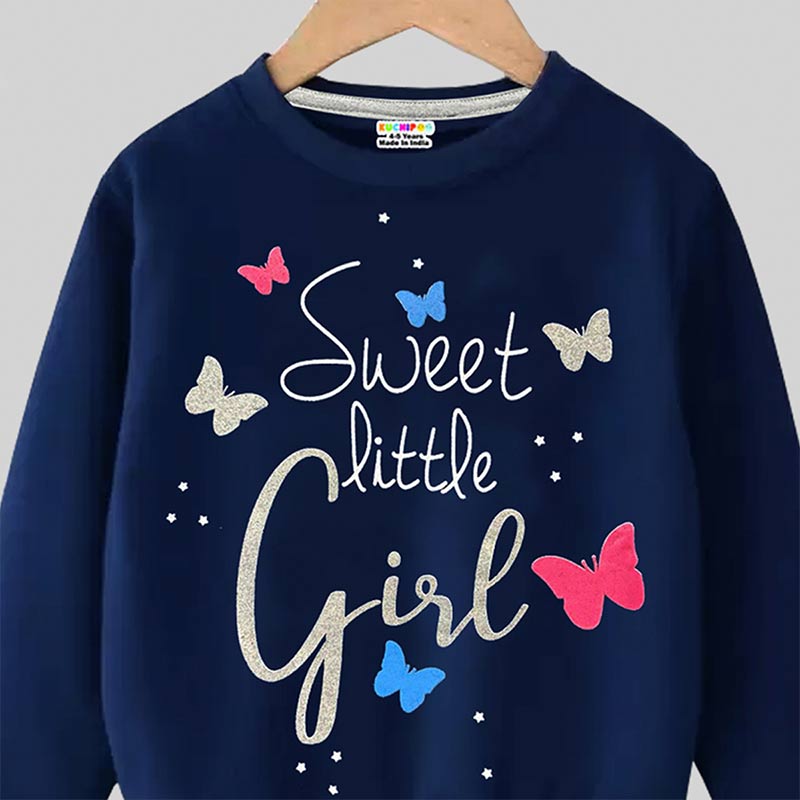 Kuchipoo Girls Winterwear Sweatshirt