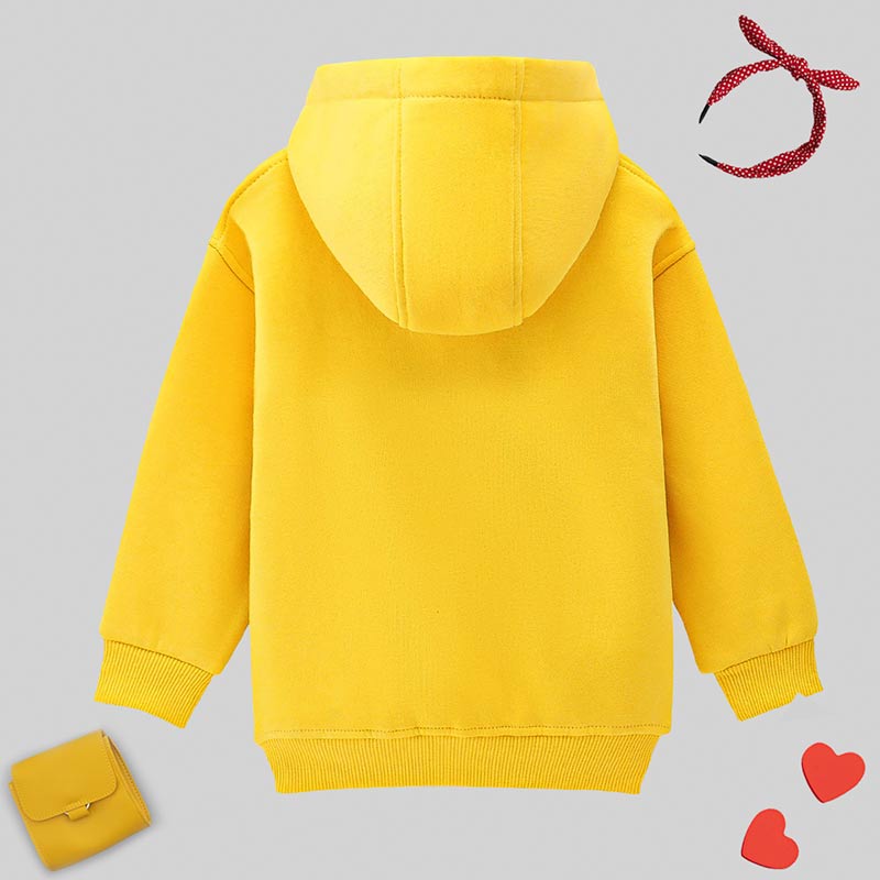 Kuchipoo © Disney Girls Regular Fit Winterwear Sweatshirt Multi-Colored