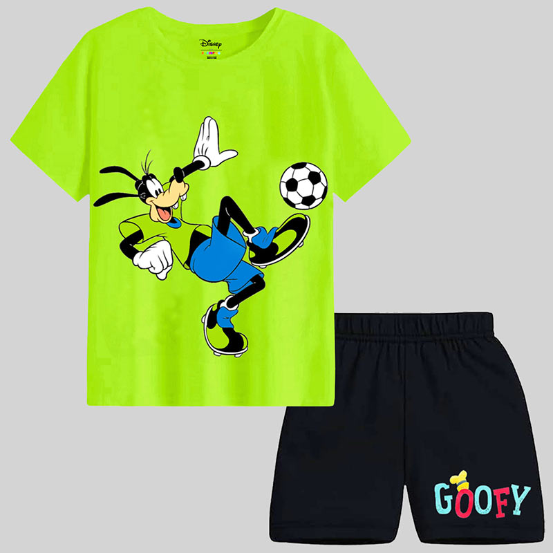 KUCHIPOO © DISNEY BOYS HALF SLEEVES T-SHIRTS AND SHORTS SET