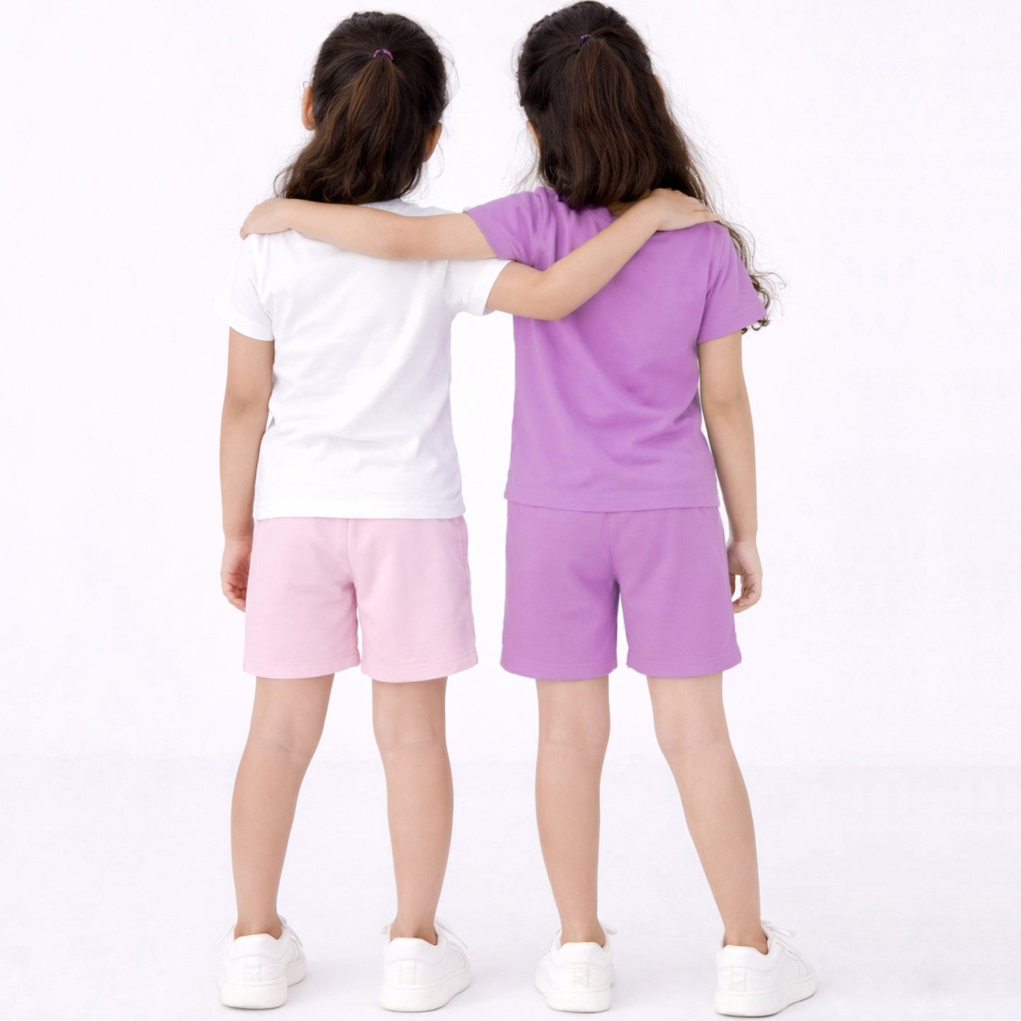 Kuchipoo © Disney Stitch Cotton T-Shirts and Shorts Set for Girls - Pack of 2