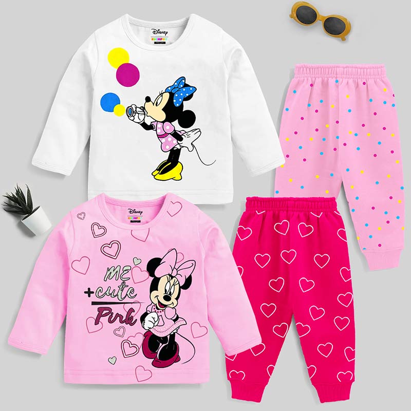 KUCHIPOO © Disney Baby Girls T-Shirts and Pyjamas Set