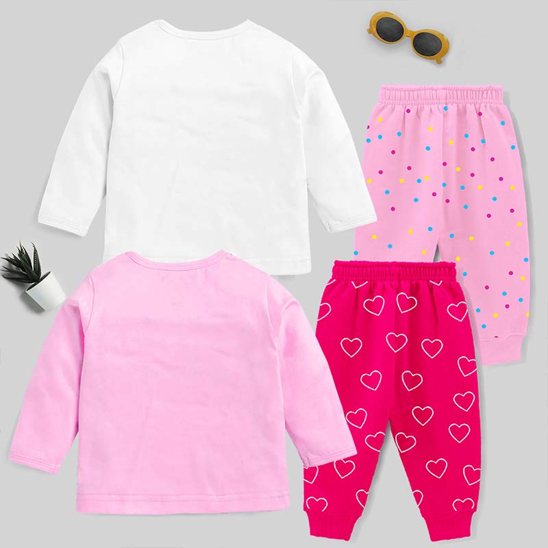 KUCHIPOO © Disney Baby Girls T-Shirts and Pyjamas Set