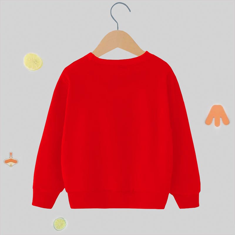 Kuchipoo © Disney Girls Regular Fit Winterwear Sweatshirt Multi-Colored