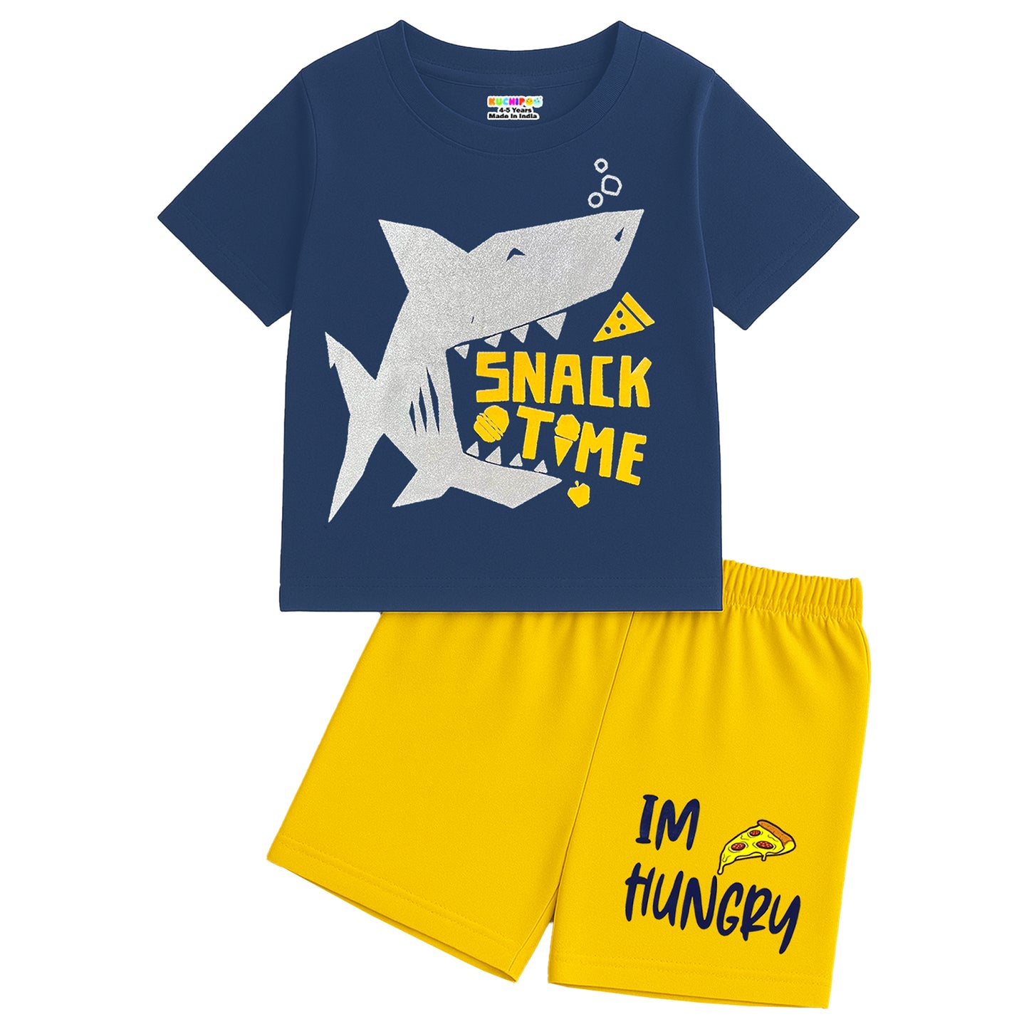 KUCHIPOO Baby Boys T-Shirts and Shorts Set