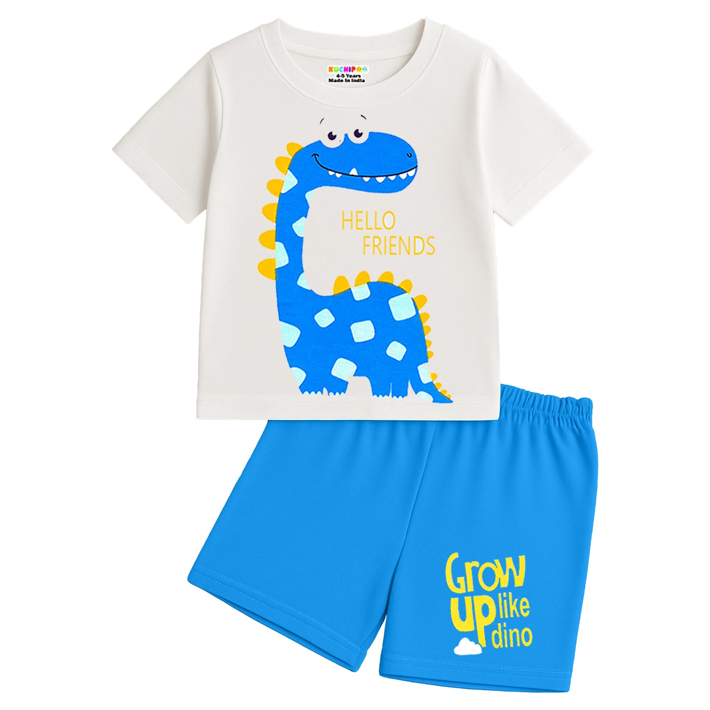 KUCHIPOO Baby Boys T-Shirts and Shorts Set