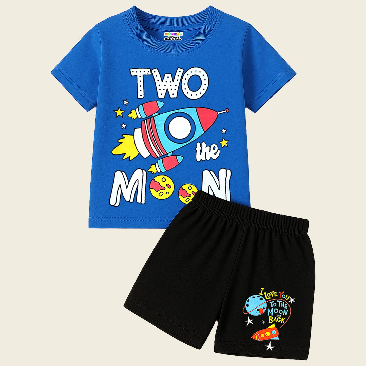 KUCHIPOO Baby Boys T-Shirts and Shorts Set