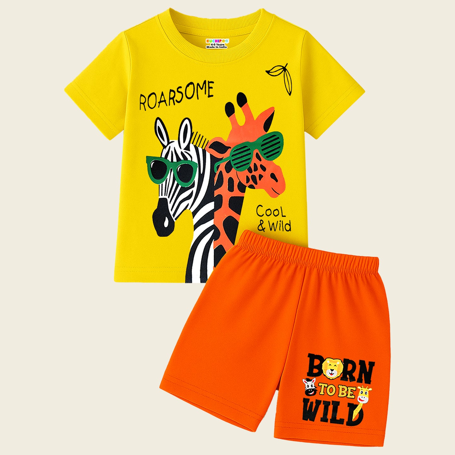 KUCHIPOO Baby Boys T-Shirts and Shorts Set