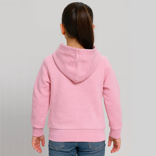 Kuchipoo Girls Zipper Hoodie with Front Pocket