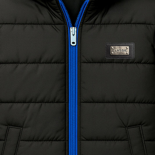 Kuchipoo Boys Winter Puffer Jacket with Hood and front Pocket