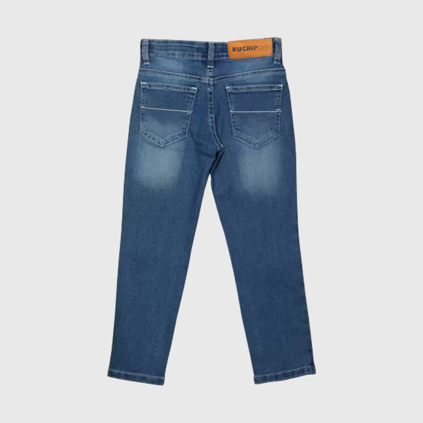 Kuchipoo Boys and Girls Regular Fit Denim Jeans