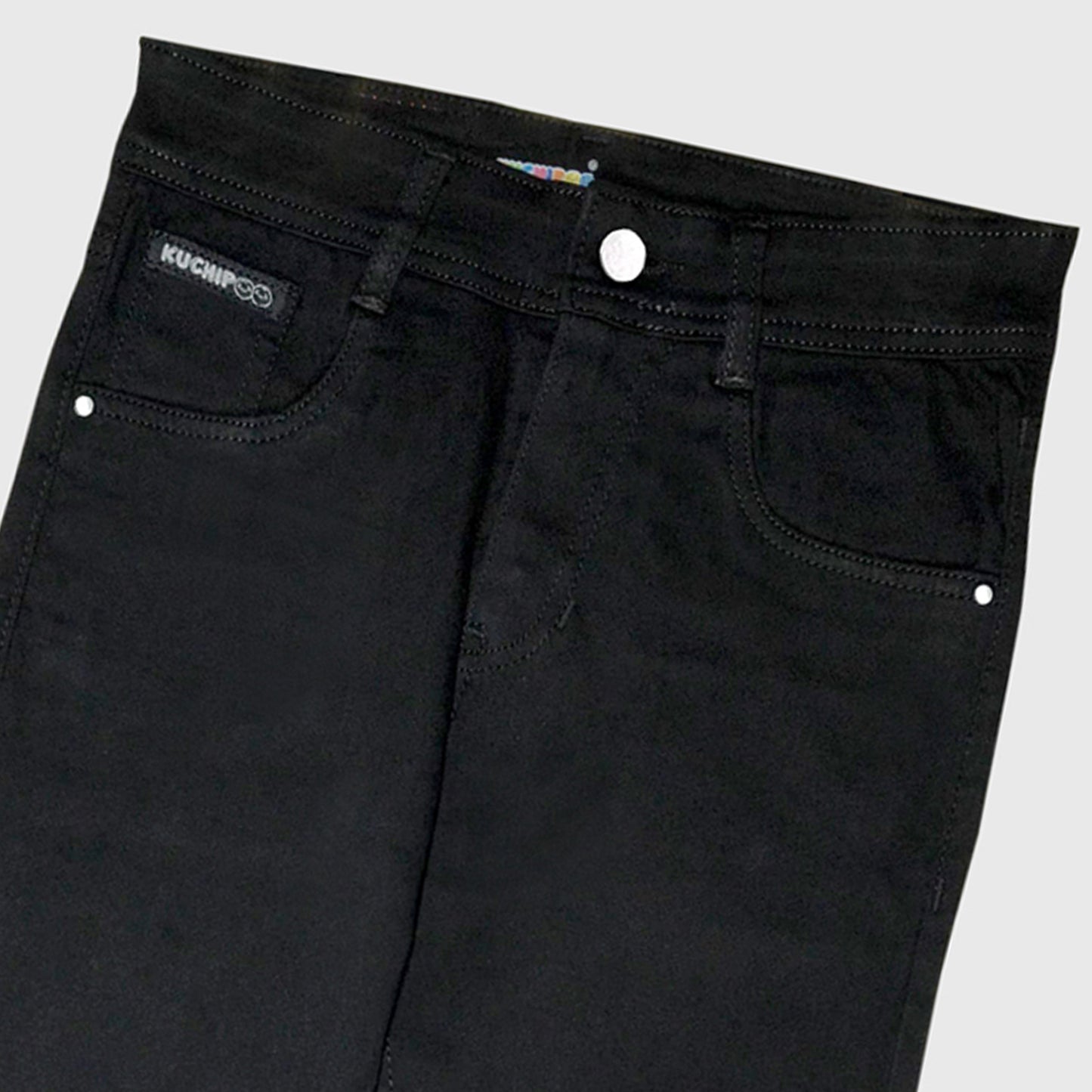 Kuchipoo Boys and Girls Regular Fit Denim Jeans