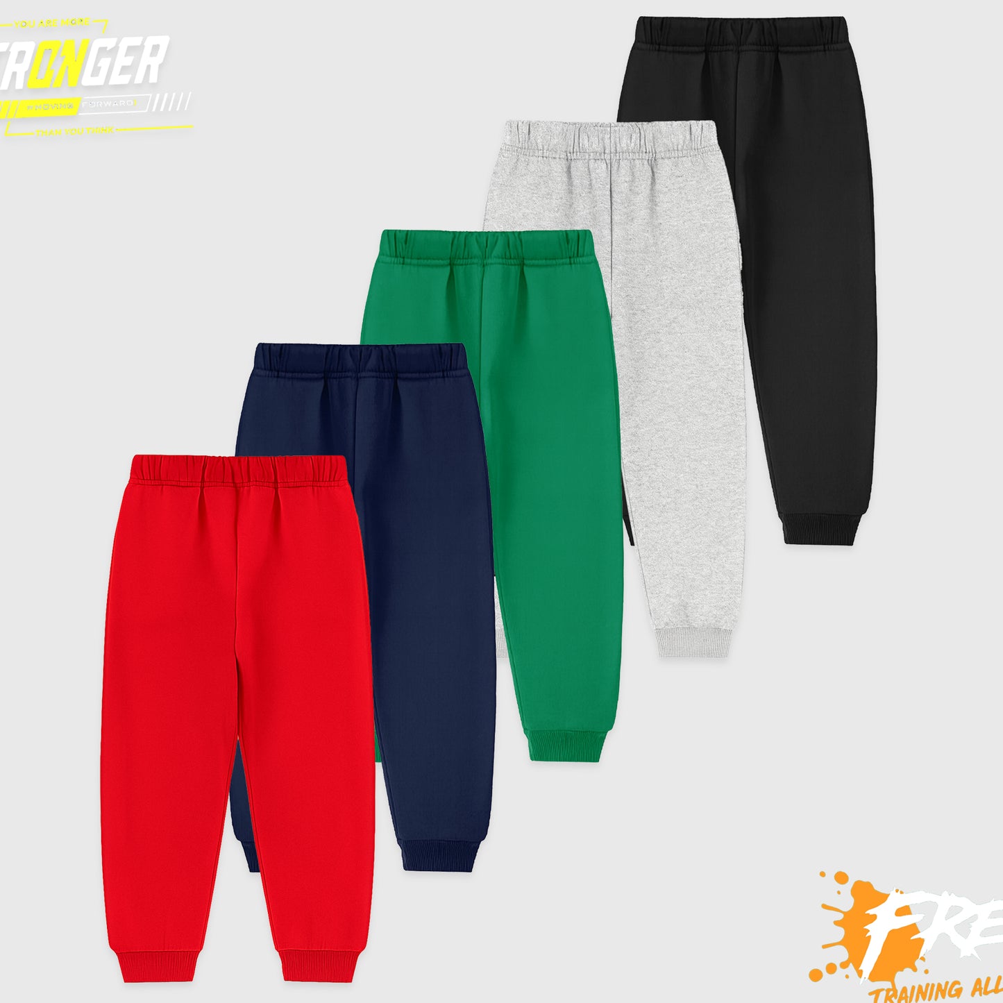 Kuchipoo Boys Trackpants Joggers - Pack of 5