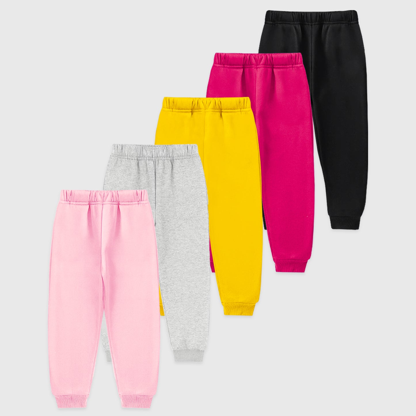 Kuchipoo Girls Trackpants Joggers - Pack of 5