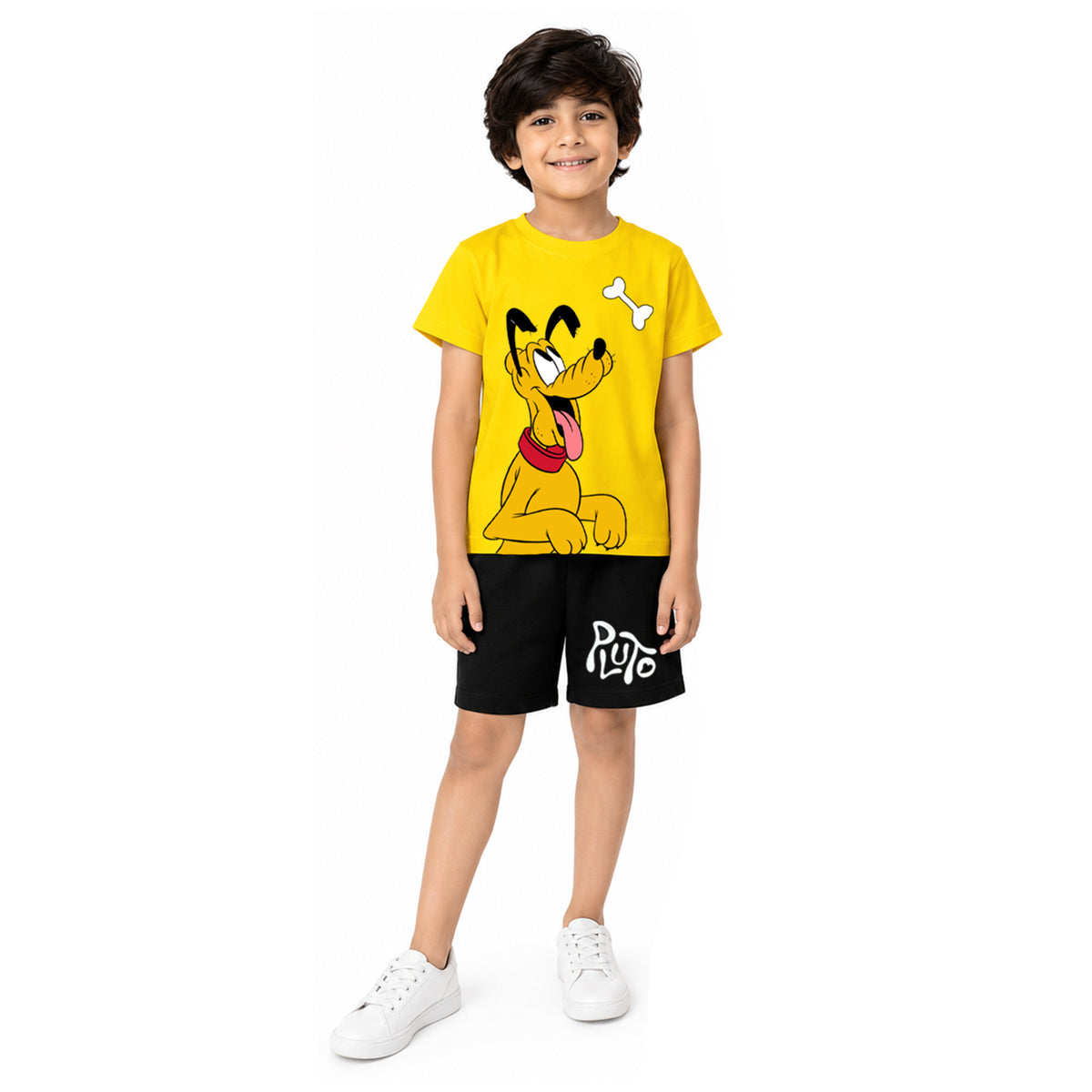 KUCHIPOO © DISNEY BOYS HALF SLEEVES T-SHIRTS AND SHORTS SET