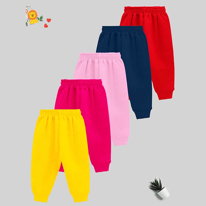 KUCHIPOO Regular Fit Baby Girls Pyjamas - Pack of 5