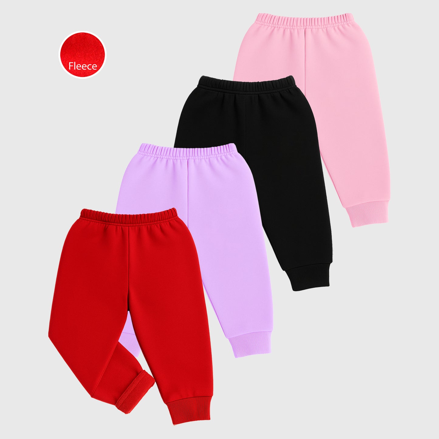 Kuchipoo Baby Girl Winter Fleece Pajamas