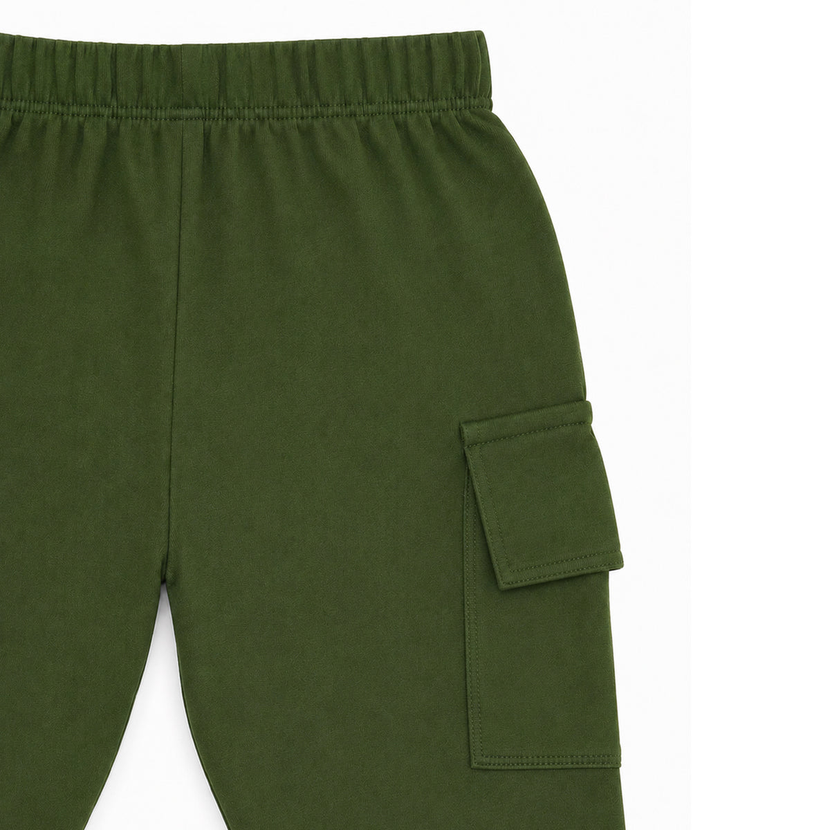 Kuchipoo Boys Cotton Cargo Jogger Pants with Pocket | Soft Elastic Waist Comfortable Track Pants for Boys | Casual Joggers for Kids | Pack of 3