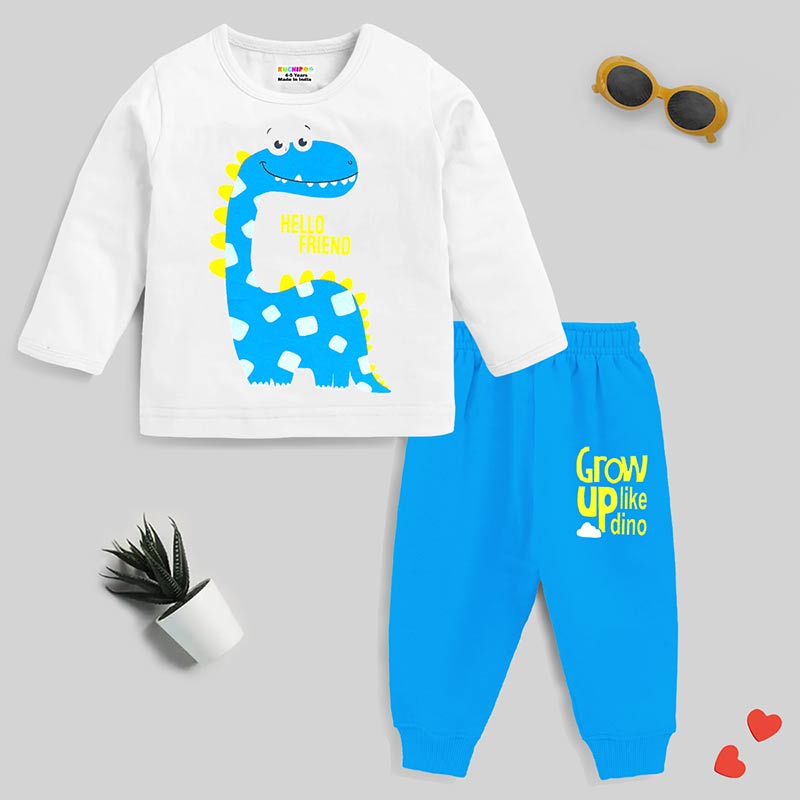 KUCHIPOO Baby Boys T-Shirts and Pyjamas Set