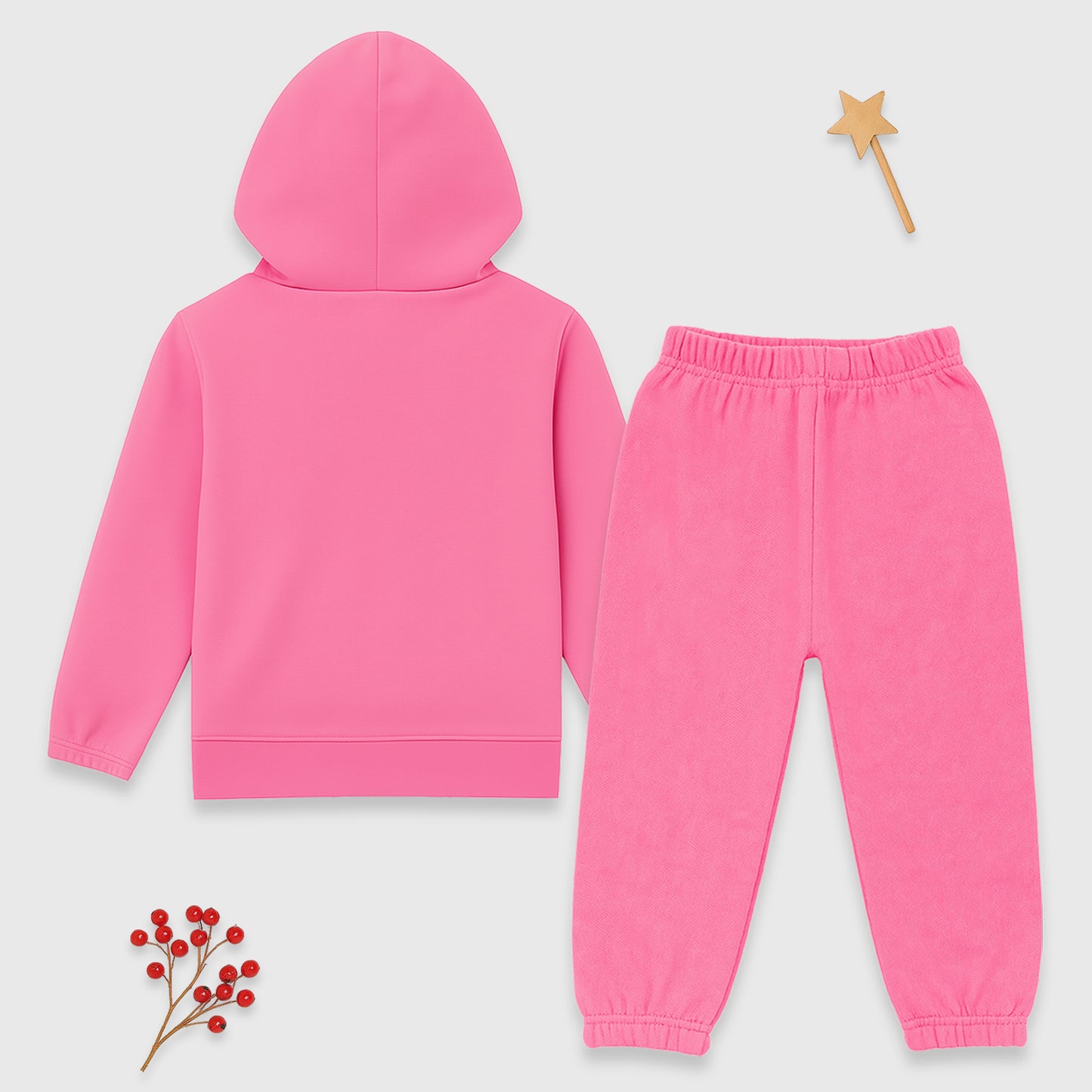 Kuchipoo Girls Winterwear Hoodie and Trackpant Set