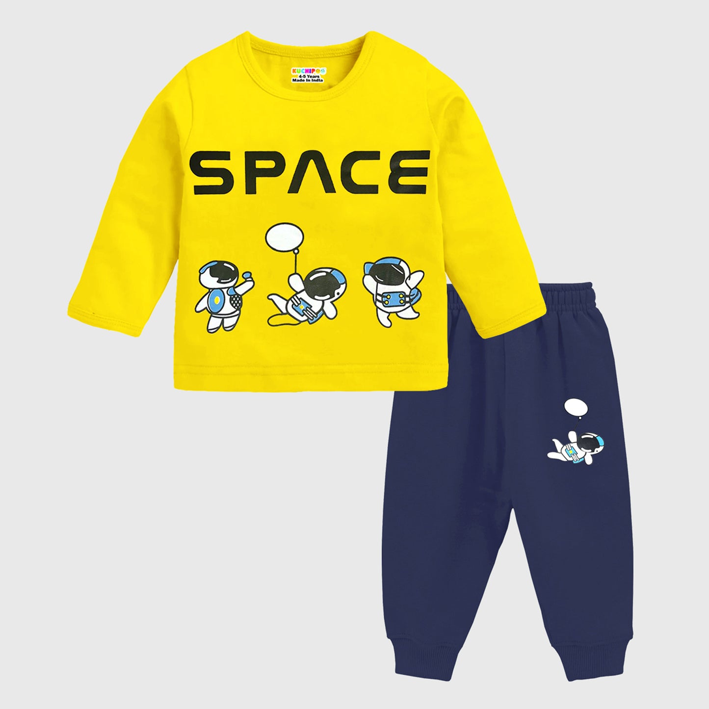 KUCHIPOO Baby Boys T-Shirts and Pyjamas Set