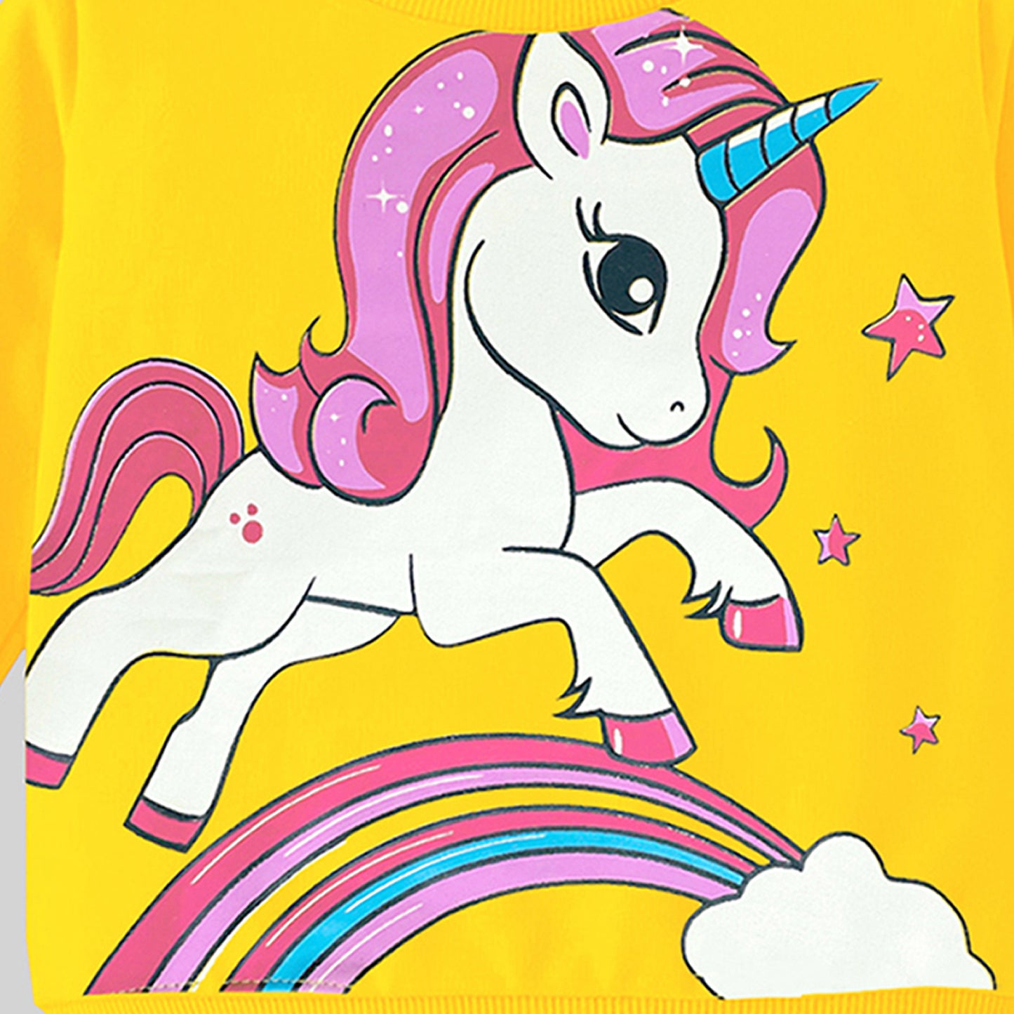 Kuchipoo Girls Winterwear Sweatshirt and Trackpant Set