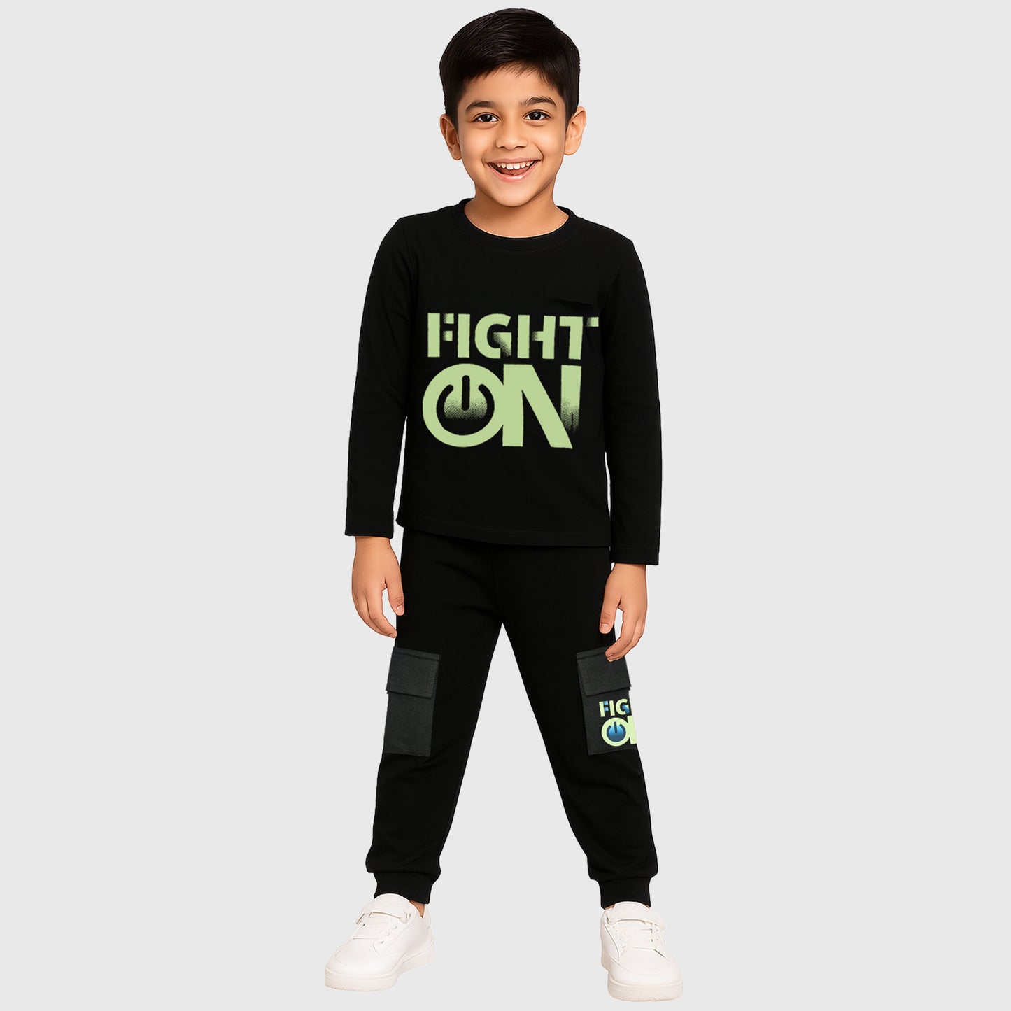 KUCHIPOO Boys T-Shirts and Pyjamas Set