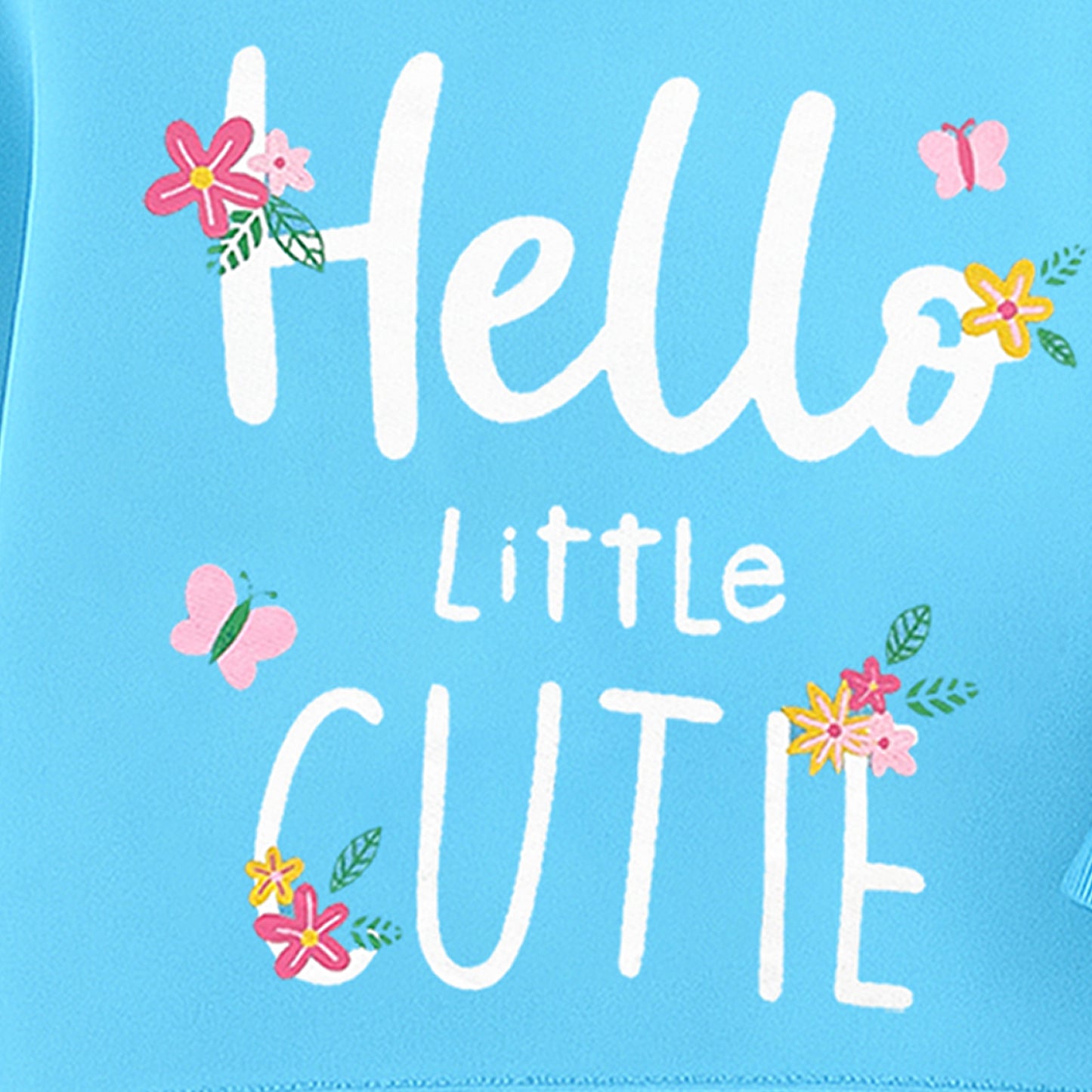 Kuchipoo 100% Cotton Girls Winterwear Sweatshirt and Trackpant Set