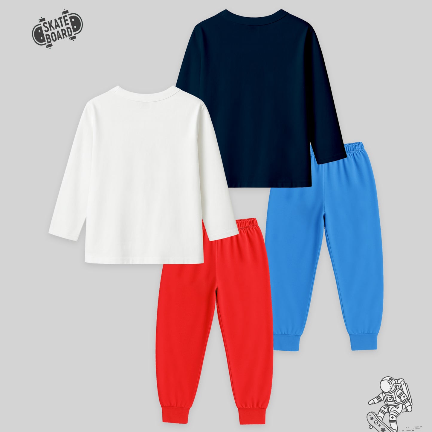 KUCHIPOO Boys T-Shirts and Pyjamas Set
