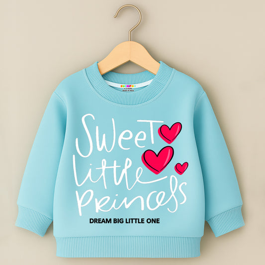 Kuchipoo Girls Winterwear Sweatshirt and Trackpant Set