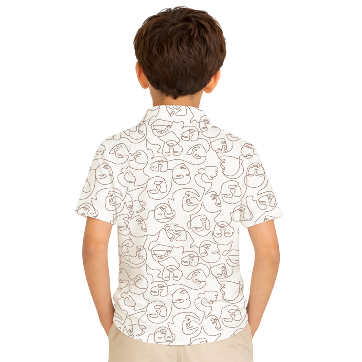 Kuchipoo Boys 100% Rayon Printed Collar Shirt | Half Sleeve Casual Shirt | Stylish Summer Wear for Boys