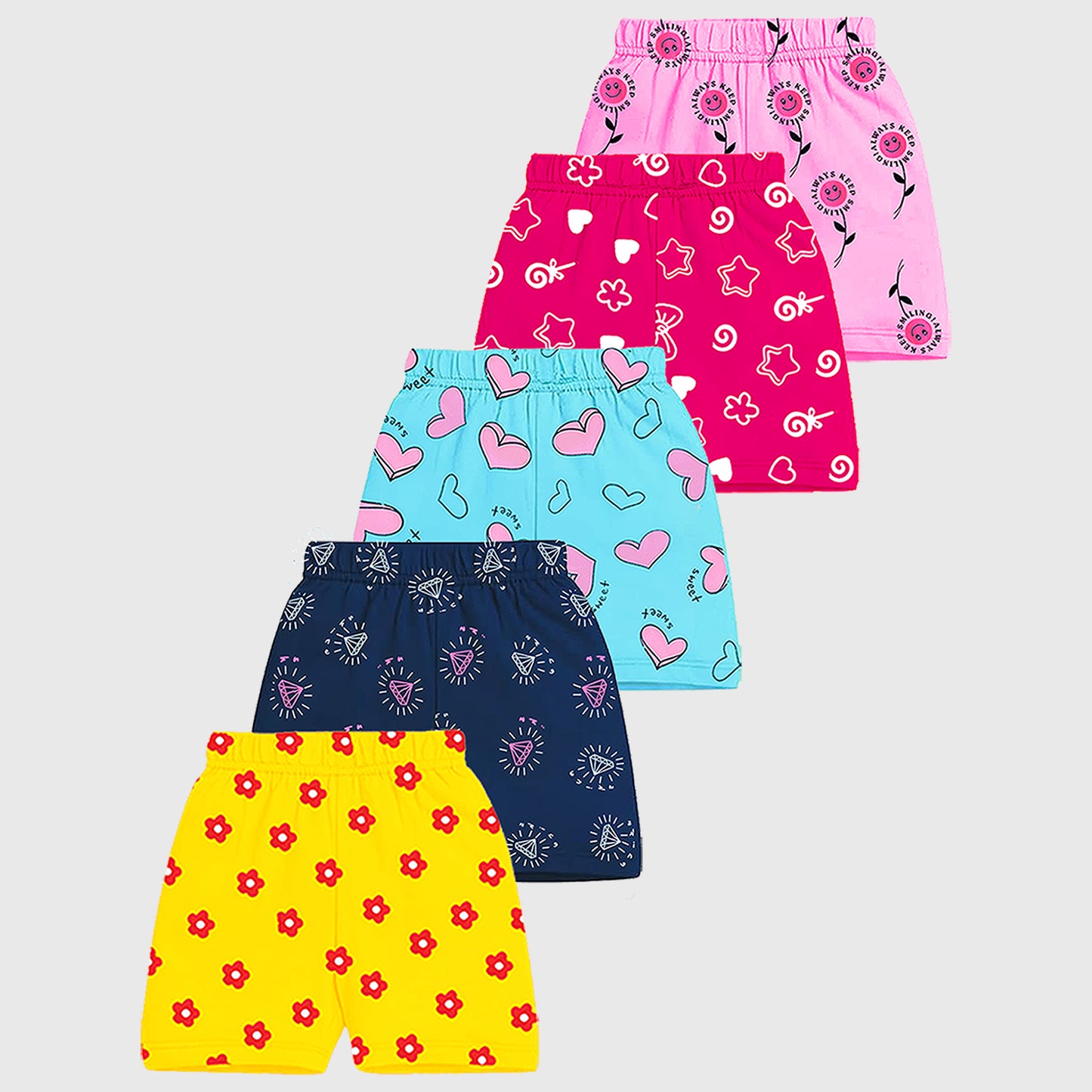 KUCHIPOO BABY GIRLS SHORTS
