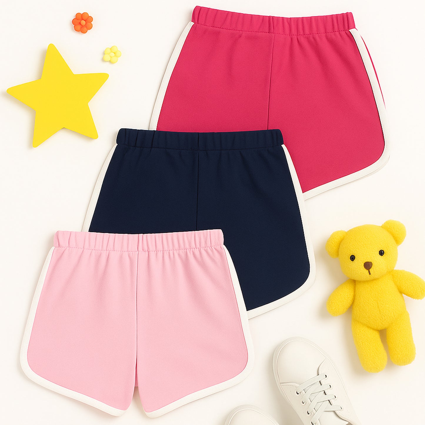 KUCHIPOO BABY GIRLS SHORTS