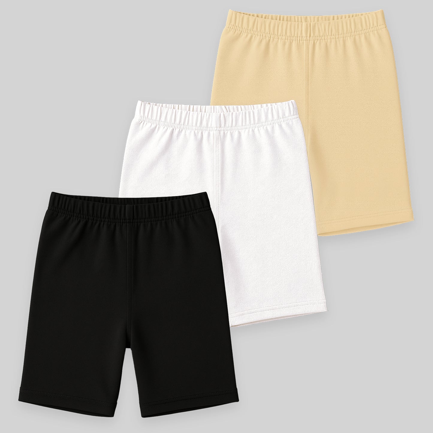 Kuchipoo Girls 100% Cotton Cycling Shorts