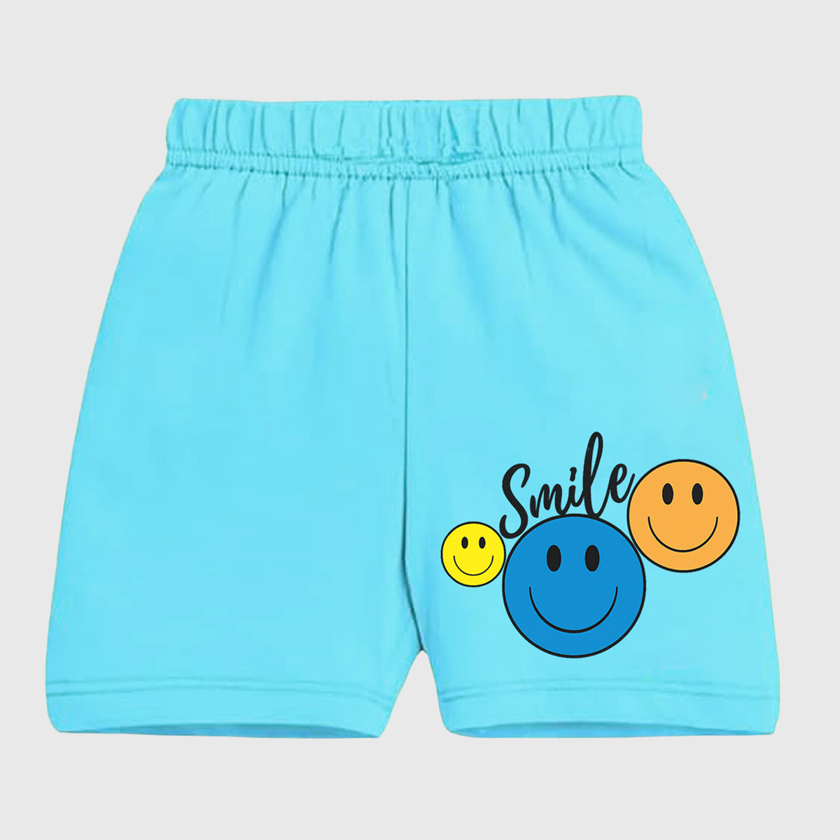 Kuchipoo Girls Cotton Printed Shorts | Soft Elastic Waist Casual, Playwear & Nightwear Shorts | Bright Multicolor Graphic Prints - Pack of 8