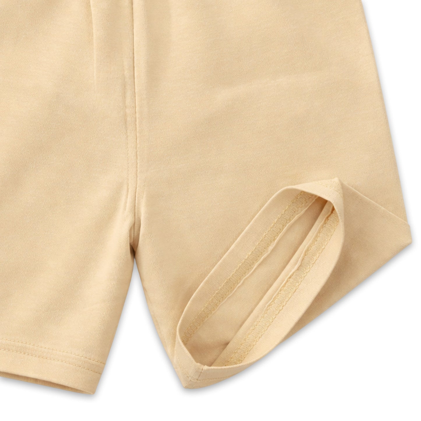 Kuchipoo Girls 100% Cotton Cycling Shorts | Soft & Stretchable Inner Safety Shorts for Under Skirts & Dresses | Breathable Activewear (Pack of 5)