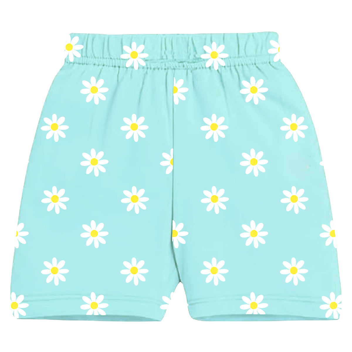 Kuchipoo Girls Cotton All Over Printed Shorts | Soft Elastic Waist Casual, Playwear & Nightwear Shorts | Bright Multicolor Graphic Prints - Pack of 8