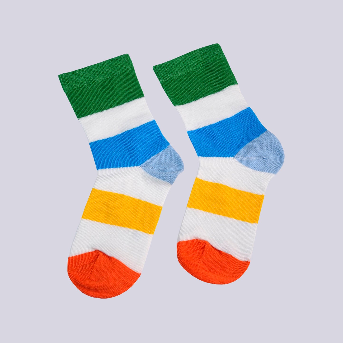Kuchipoo Kids 100% Cotton Socks - Pack of 6