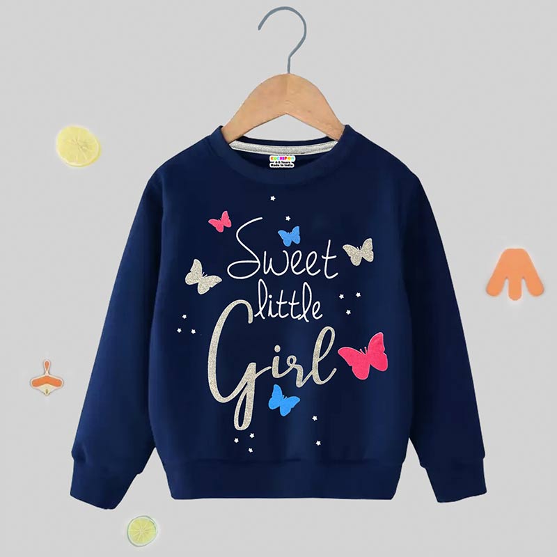 Kuchipoo Girls Winterwear Sweatshirt
